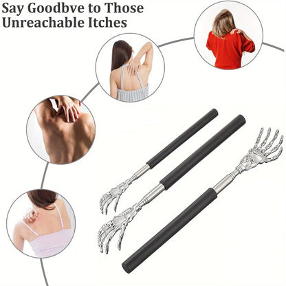 Extendable Back Scratcher – Telescopic Stainless Steel Massager