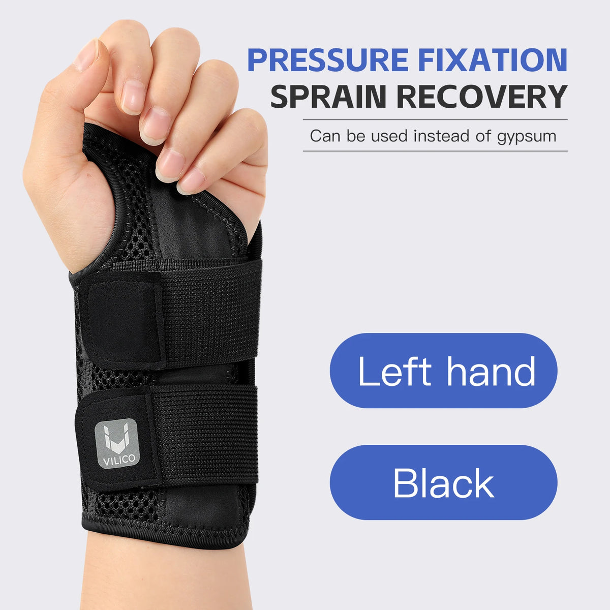 Wrist Brace with Adjustable Straps for Everyday Hand Support