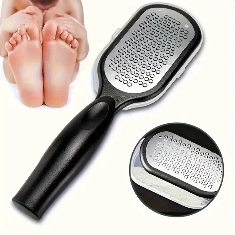 Stainless Steel Foot File – Coarse & Fine Grit Pedicure Rasp