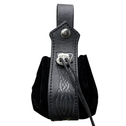 Medieval Viking Waist Bag Retro Drawstring Purse Pouch  Coin Pouch Portable Coin Purse for Renaissance Fairs LARP Cosplay Party