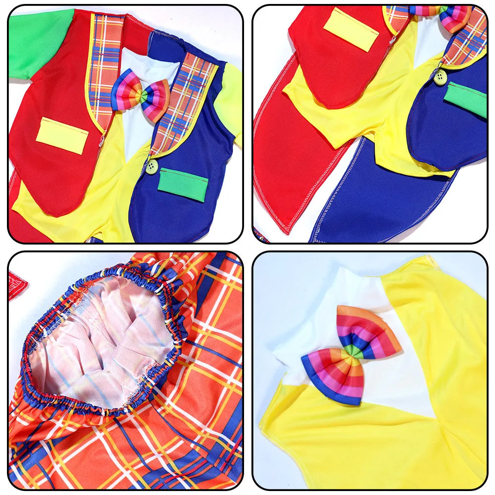 Kids Joker Costume Jumpsuit for Halloween & Carnival