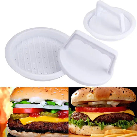 Burger Press Round Hamburger Patty Maker for BBQ and Grilling