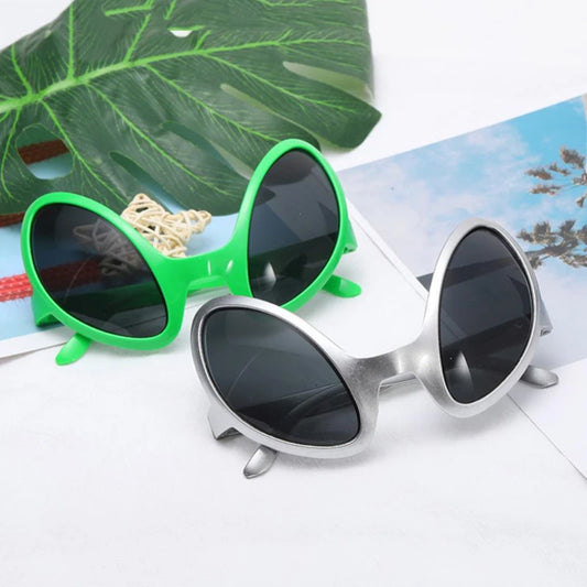 Funny Party Sunglasses Rainbow Lens Alien Glasses for Halloween