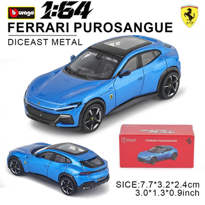 Bburago 1: 64 Ferrari series Multiple choices SP3 812 ENZO F40 F12TDF SF90 458 Car Die Casting Model  Gift Toy