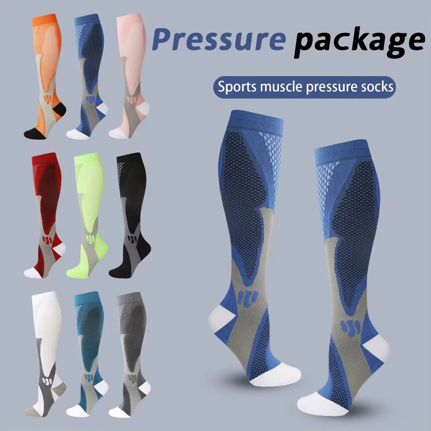 Compression Socks for Sports, Nursing, Pregnancy and Everyday Wear