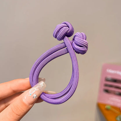 Women's Stretchy Hair Ties – Elastic Ponytail Bands for Daily Use