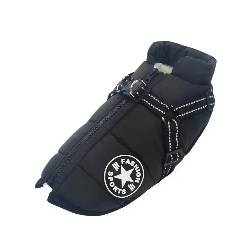 Waterproof Dog Jacket – Warm Winter Coat for Large and Small Dogs