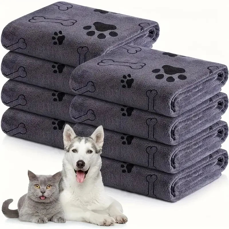 Microfiber Dog Towel – Quick Dry Absorbent Pet Bath Towel