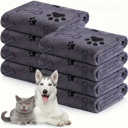 Microfiber Dog Towel – Quick Dry Absorbent Pet Bath Towel