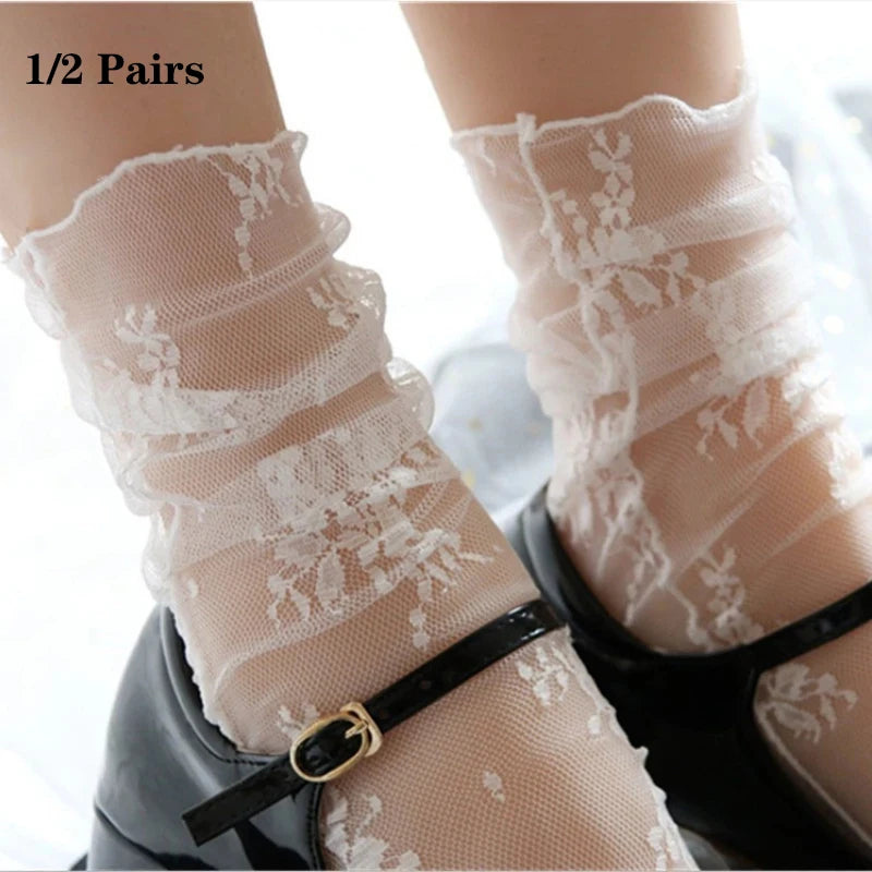 Women’s Lace Ankle Socks