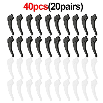 Silicone Glasses Ear Hooks Anti-Slip Eyewear Holders 1 Pair