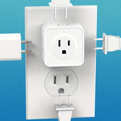 5 Way Outlet Extender Wall Outlet Expander for Home and Travel