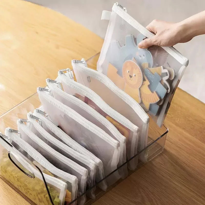 Mesh Zipper Storage Bag – Waterproof Organizer Pouch