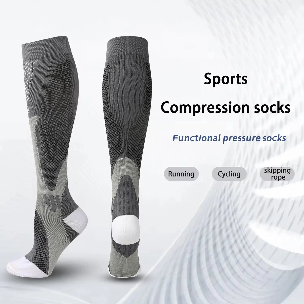 Compression Socks for Sports, Nursing, Pregnancy and Everyday Wear