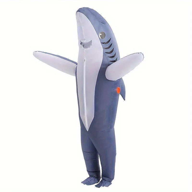 Inflatable Shark Costume – Cute Animal Halloween Dress-Up Suit