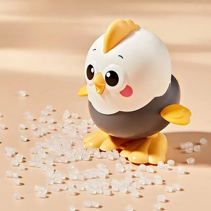 Colorful Wind Up Chick Toy with Crawling and Swinging Action