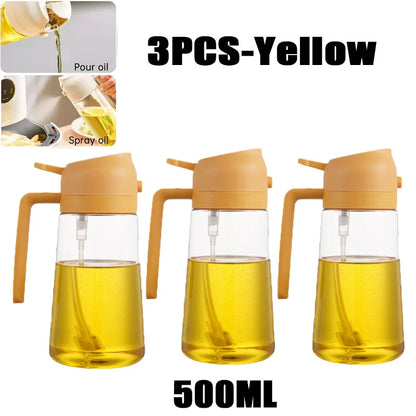 Oil Spray Bottle for Cooking, BBQ, Baking and Roasting