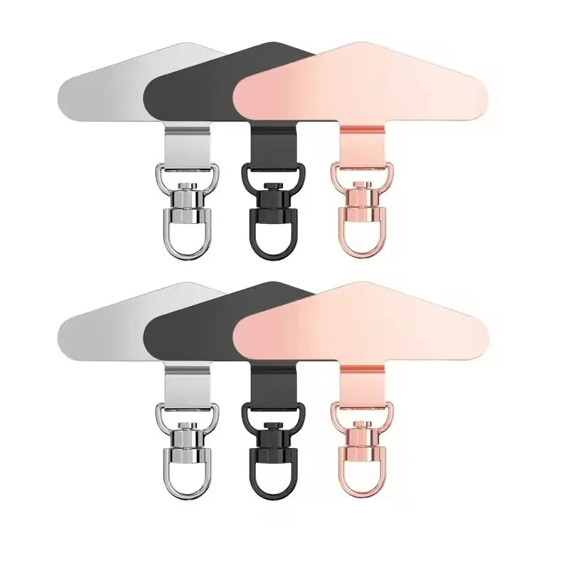 Phone Lanyard Patch – 360° Rotation Metal Tether Tab for Cell Phones
