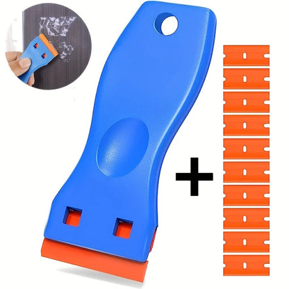 Plastic Razor Scraper for Glass, Stickers & Glue Removal