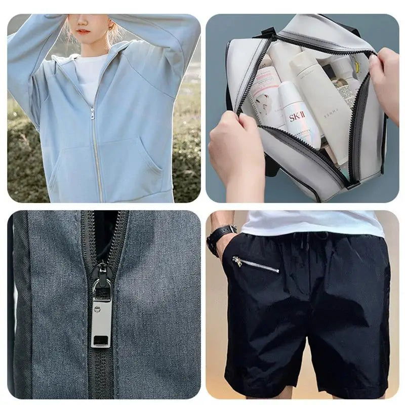 Replacement Zipper Pull – Detachable Repair Tabs for Clothes & Bags