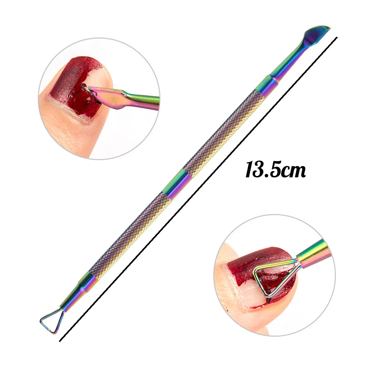 Manicure Nail Care Kit – 4-Piece Stainless Steel Cuticle Tool Set