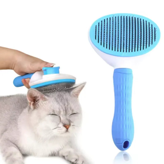 Cat Grooming Comb Stainless Steel Hair Remover & Dematting Tool