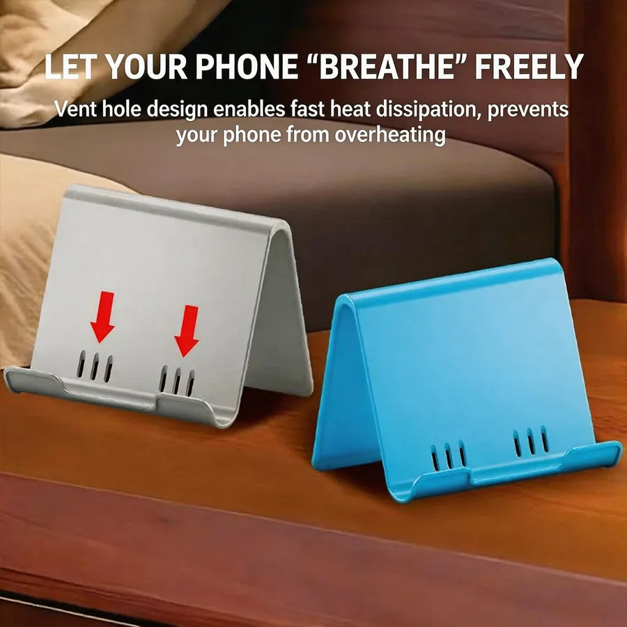 Adjustable Phone Stand with Foldable Portable Desktop Design