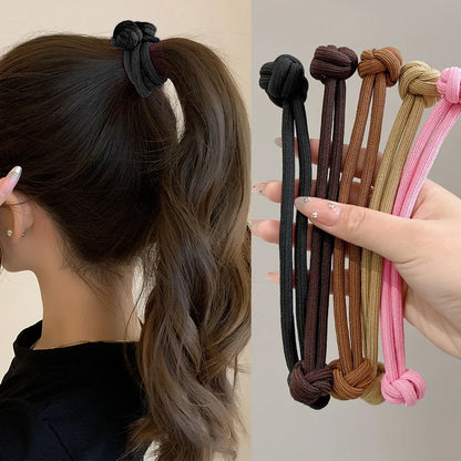 Women's Stretchy Hair Ties – Elastic Ponytail Bands for Daily Use