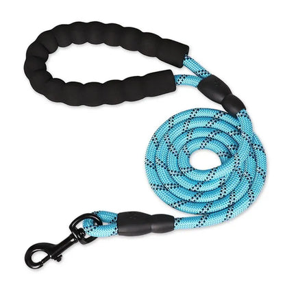 Reflective Dog Leash – Heavy Duty Double Rope with Padded Handle