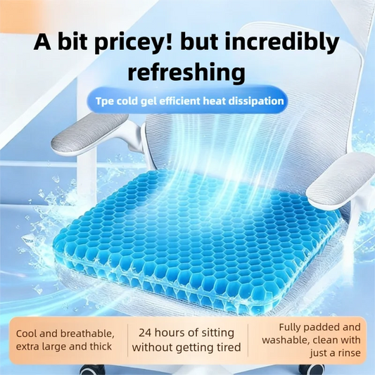 Gel Seat Cushion – Breathable Honeycomb Cushion for Chairs