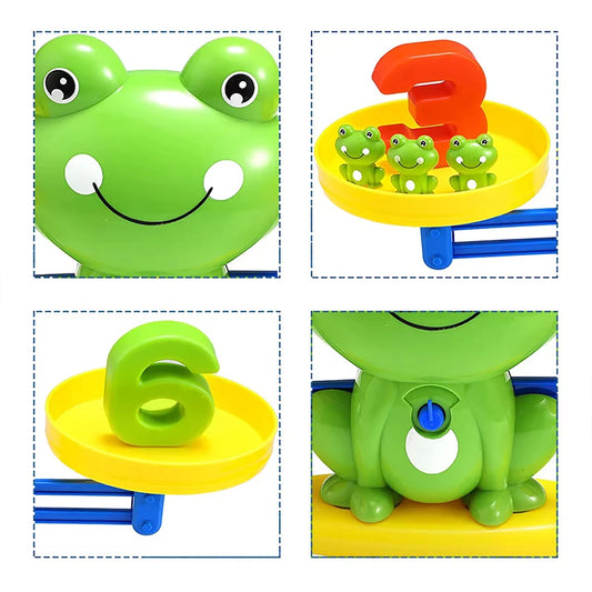 Math Balance Toy Frog Scale for Addition and Subtraction Learning