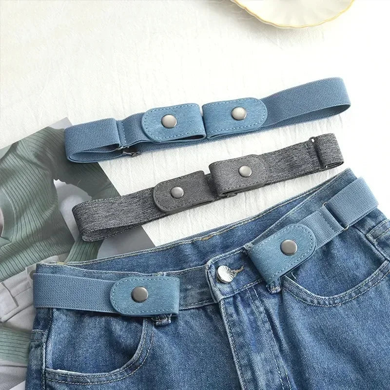 Buckle Free Belt Adjustable Elastic Waist Belt for Jeans and Pants