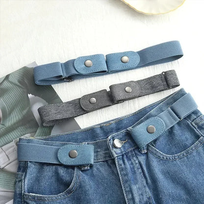 Buckle Free Belt Adjustable Elastic Waist Belt for Jeans and Pants
