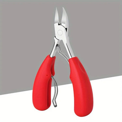 Nail Clippers for Thick Nails with Sharp Curved Stainless Steel Blade