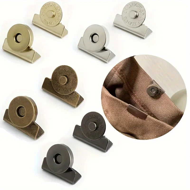 Magnetic Snap Closures 8-Piece Set for Bags and Hidden Fastening
