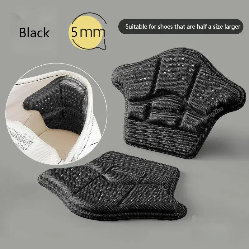 Heel Cushion Inserts for Shoes with Anti-Wear Heel Protection