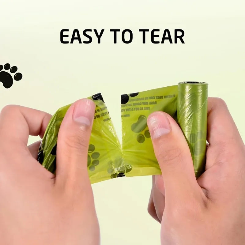Dog Poop Bags – 10-Pack Extra Thick Leakproof Pet Waste Bags
