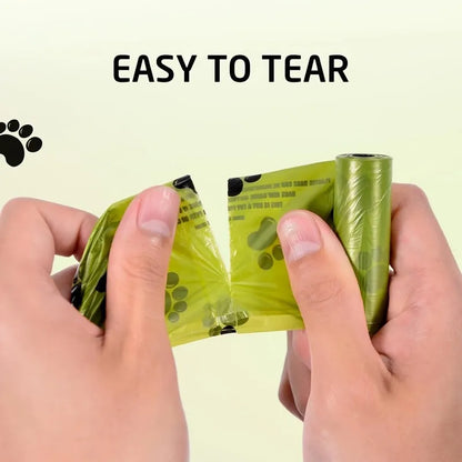 Dog Poop Bags – 10-Pack Extra Thick Leakproof Pet Waste Bags