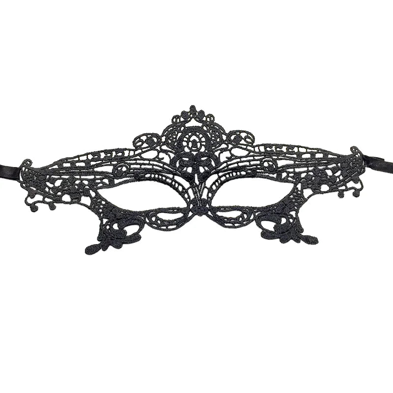Lace Masquerade Eye Mask – Venetian Halloween Costume Accessory