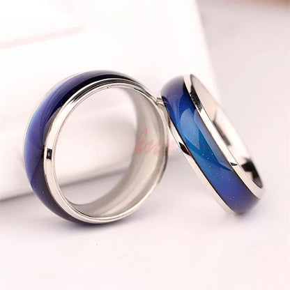 Mood Ring Color Changing Stainless Steel Temperature Ring