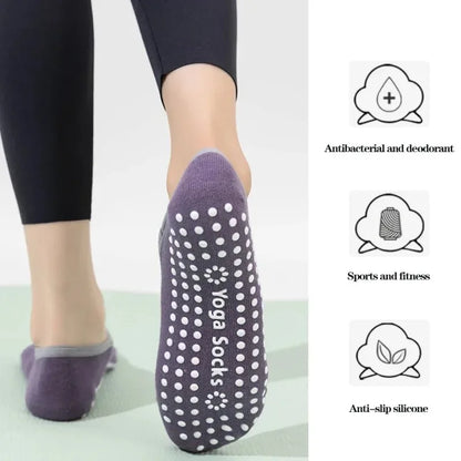 Women’s Yoga Grip Socks Silicone Anti-Slip