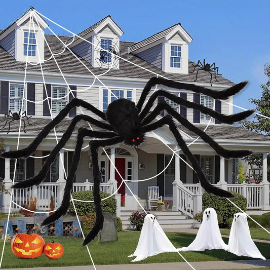 Giant Halloween Spider Decoration for Indoor and Outdoor Decor
