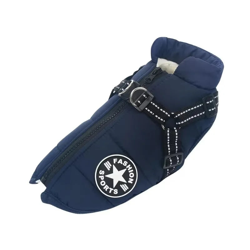Waterproof Dog Jacket – Warm Winter Coat for Large and Small Dogs