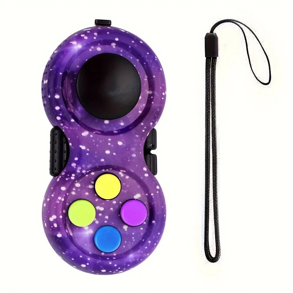 Fidget Pad – 8-in-1 Handheld Sensory Fidget Toy