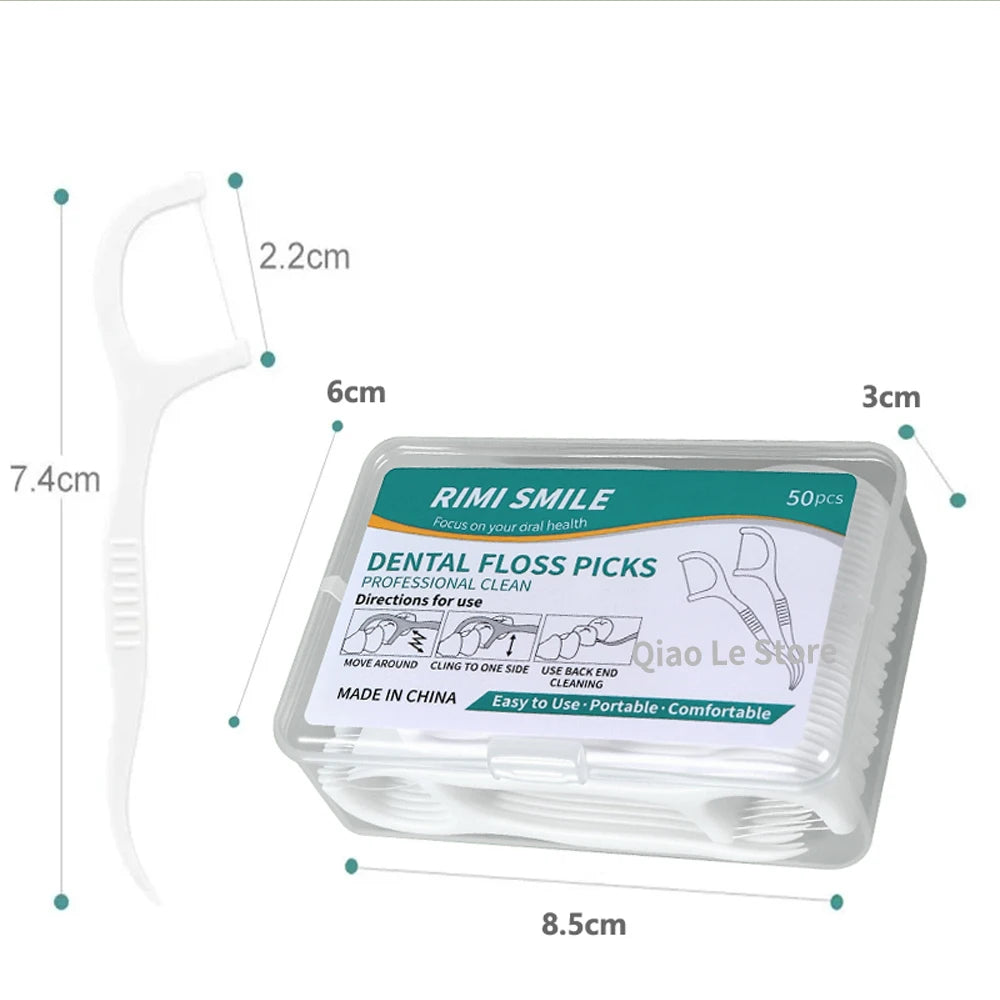 Dental Floss Sticks – Portable Disposable Oral Care Floss