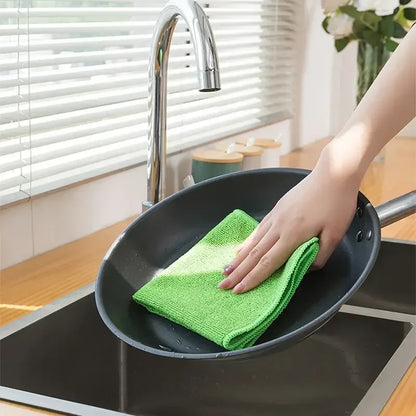 Microfiber Cleaning Cloth – Absorbent Kitchen & Bathroom Towel