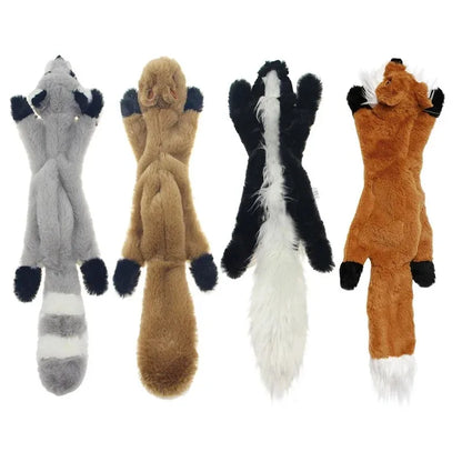 Stuffing Free Dog Toy – 45cm Plush Squeaky Crinkle Toy