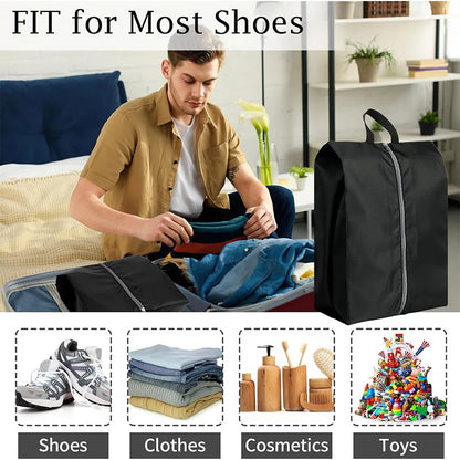 Travel Shoe Storage Bag – Waterproof Zipper Shoe Organizer Pouch