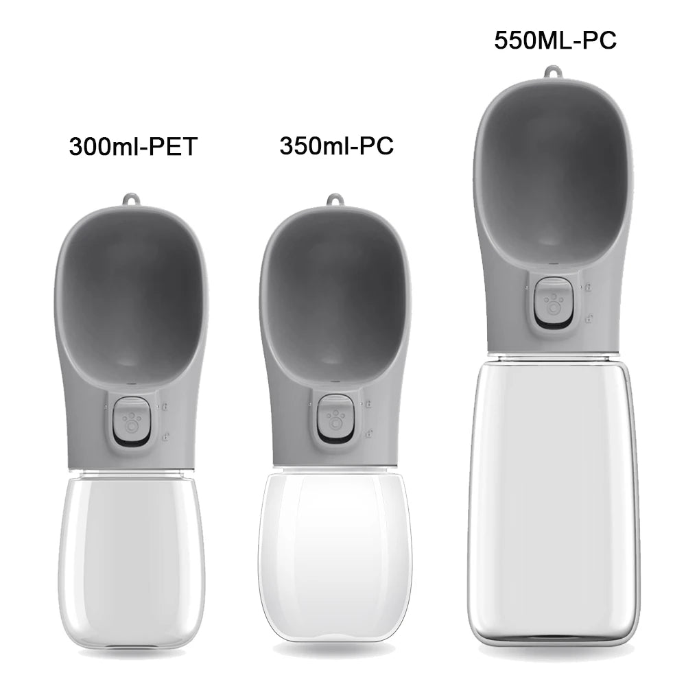 Dog Water Bottle with Drinking Bowl for Walking and Travel