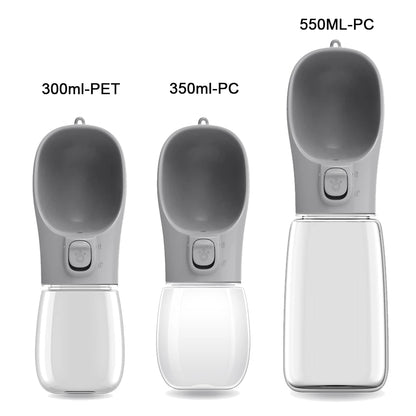 Dog Water Bottle with Drinking Bowl for Walking and Travel